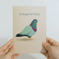 ‘That’s Coo’ Funny Pigeon Birthday Pop-Up Card