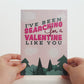 Searching for a Valentine Like You Bigfoot Pop-Up Card