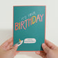 Holy Mackerel, It's Your Birthday Pop-Up Card