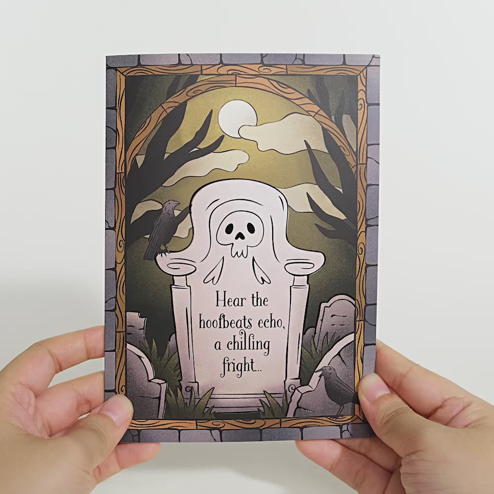 Premium Labels Personalized Address Labels - Halloween Headless Horseman Design (JX 167)