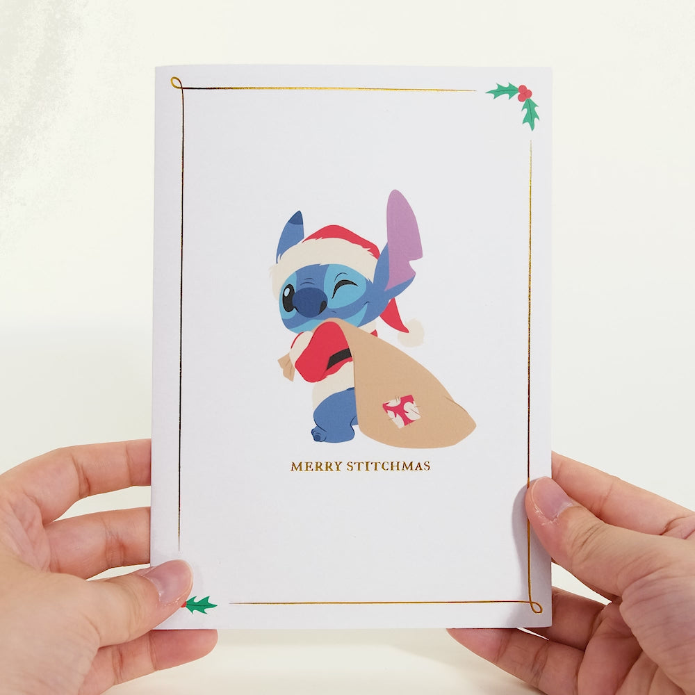 Disney's Stitch Merry Stitchmas Pop-Up Card