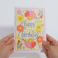 Full Bloom Birthday Cake Pop-Up Card