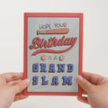 Grand Slam Birthday Baseball Pop-Up Card