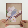 Pink Magnolia Tree Pop-Up Card