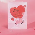 Hogs and Kisses Music and Lights Pop-Up Card
