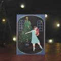 The Nutcracker Christmas Magic Music and Lights Pop-Up Card
