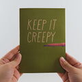 Keep it Creepy Halloween Skull Music and Light Pop-Up Card