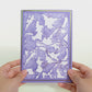 Watercolor Jacaranda Tree Pop-Up Card