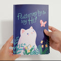 'Hi!' Butterfly Plushpop Card