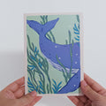 Whale Beneath the Waves Pop-Up Card