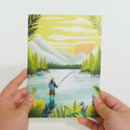 Gone Fishing Pop-Up Card