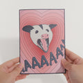 Life Without You Is Trash Possums Pop-Up Card
