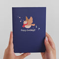 Happy Owlidays Slicegami Ornament Card™