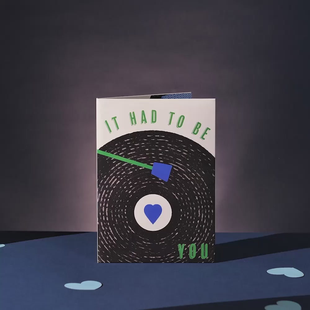 It Had to Be You Music and Lights Pop-Up Card – Lovepop