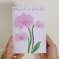 Proud to Be Y’Orchid Mother’s Day Card with Mini Bouquet