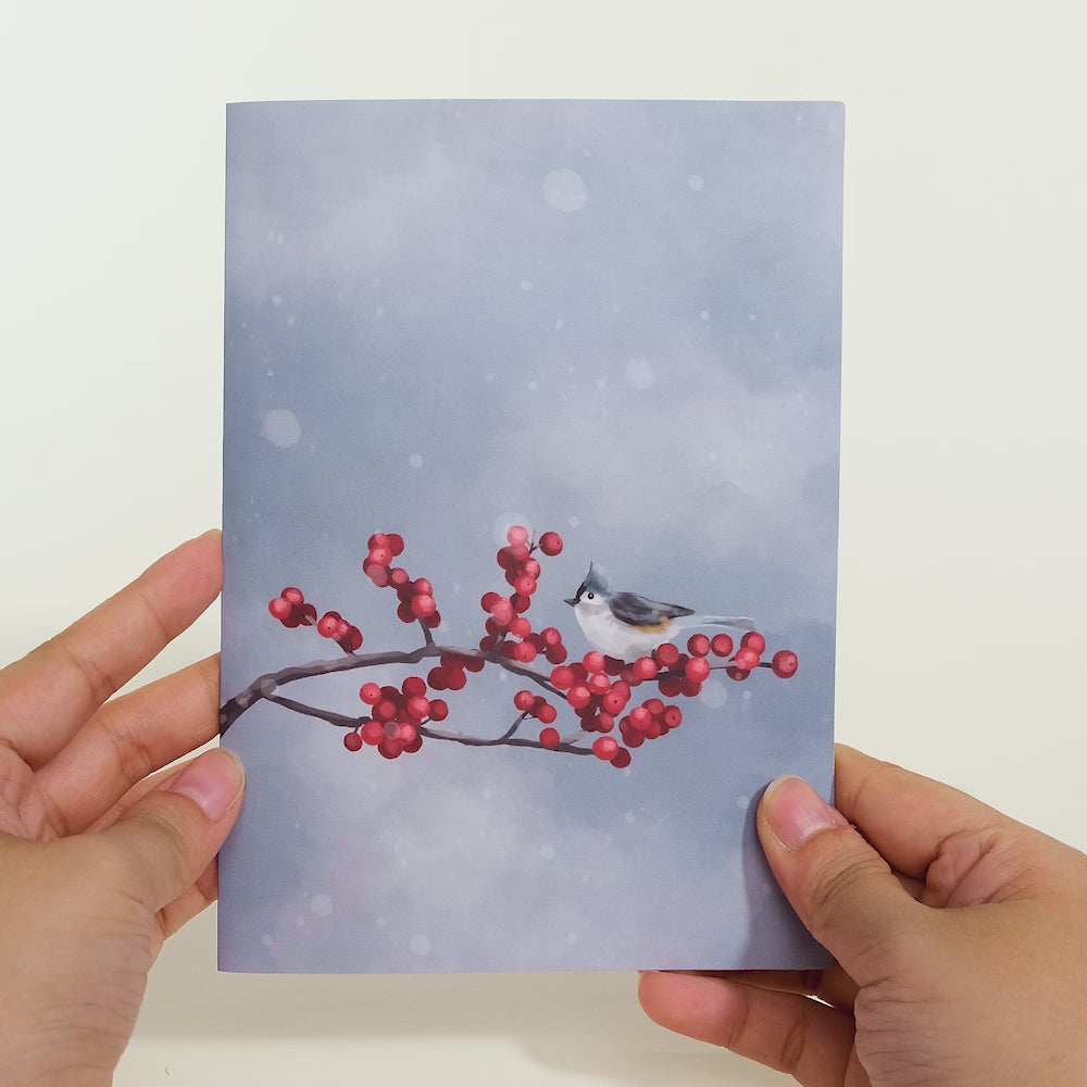 Snowfall's Hush Pop-Up Card