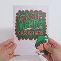 Merry Little Christmas Elf Pop-Up Card