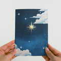 Christmas Star Angels Pop-Up Card