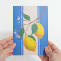 Mediterranean Lemons Pop-Up Card