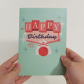Retro Bowling Birthday Pop-Up Card
