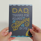 Dad You're a Legend Loch Ness Monster Pop-Up Card