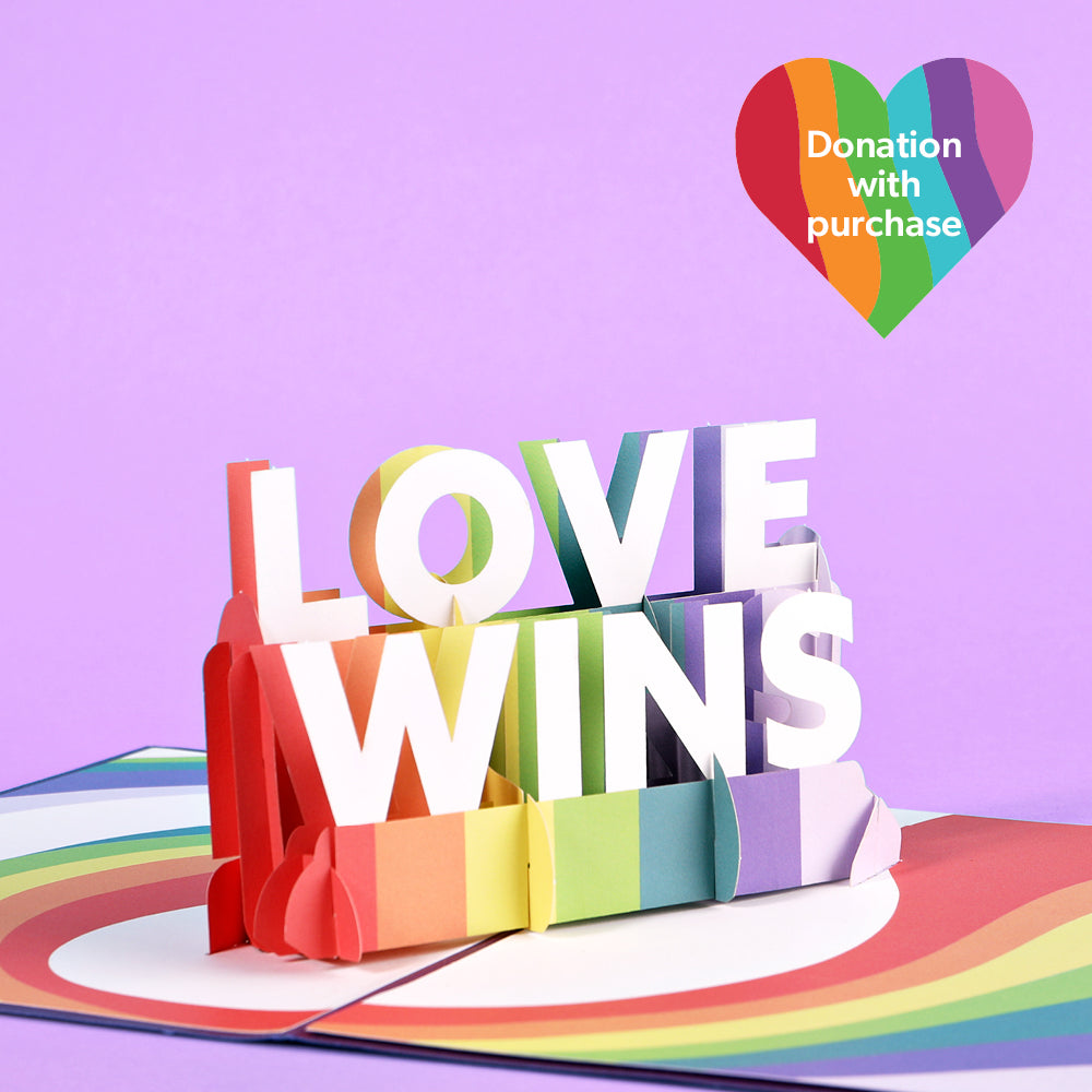 Love Wins Pop-Up Card