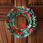 Happy Holidays Cardinal Card & Wreath & Bouquet Bundle