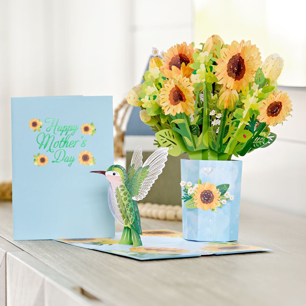 Mother’s Day Hummingbird Sunflower Bundle