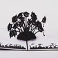 Graduation Hats Black Pop-Up Card