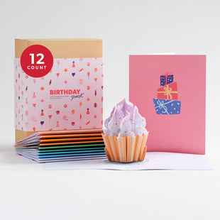 Paperpop Birthday Box Set (Assorted 12-Pack): Paperpop® Card greeting card -  Lovepop
