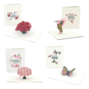 Thank You Garden Notecards (Assorted 4-Pack) greeting card -  Lovepop
