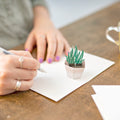 succulent notecards Succulent Notecards (Assorted 4-Pack)