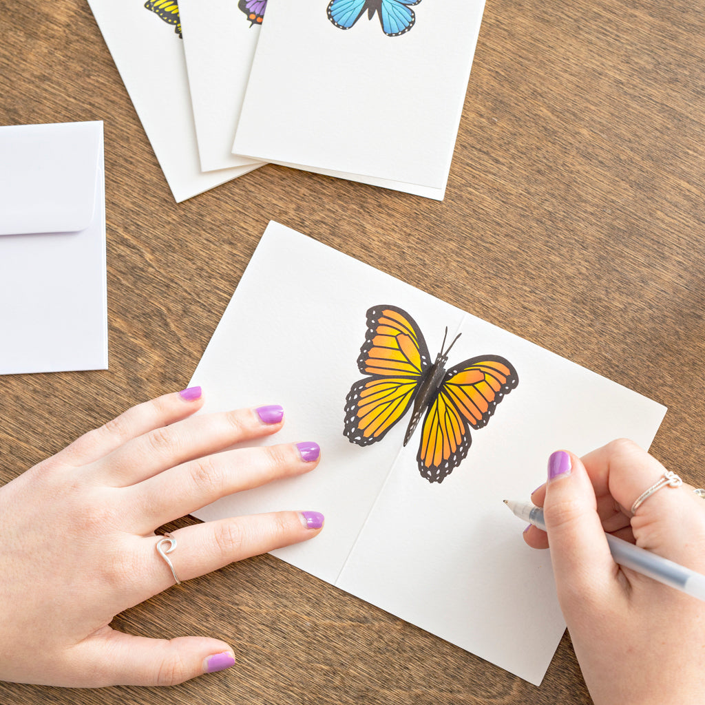 Butterfly Notecards (Assorted 4-Pack)