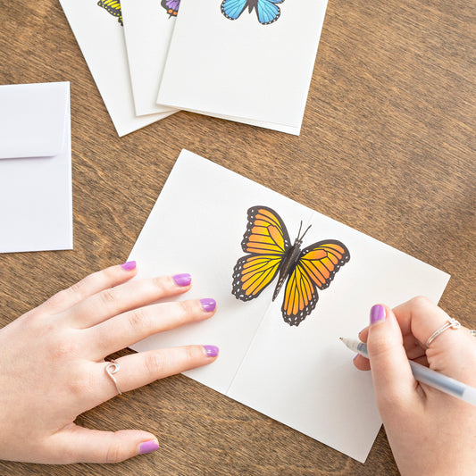 Butterfly Notecard Personalized Stationery by IGGI