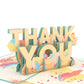 Artistic Thank You Pop-Up Card