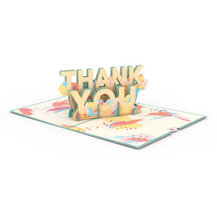 Artistic Thank You Pop-Up Card greeting card -  Lovepop