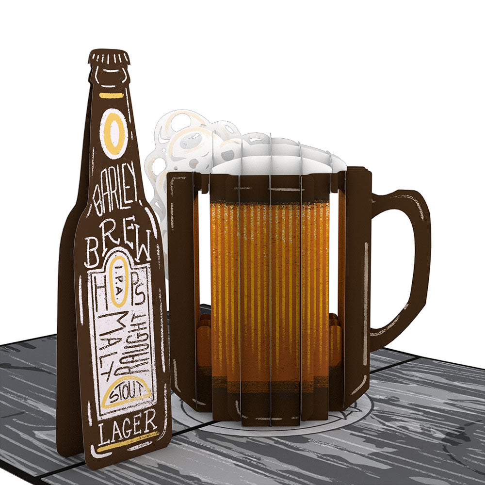 Beer Pop-Up Card – Lovepop