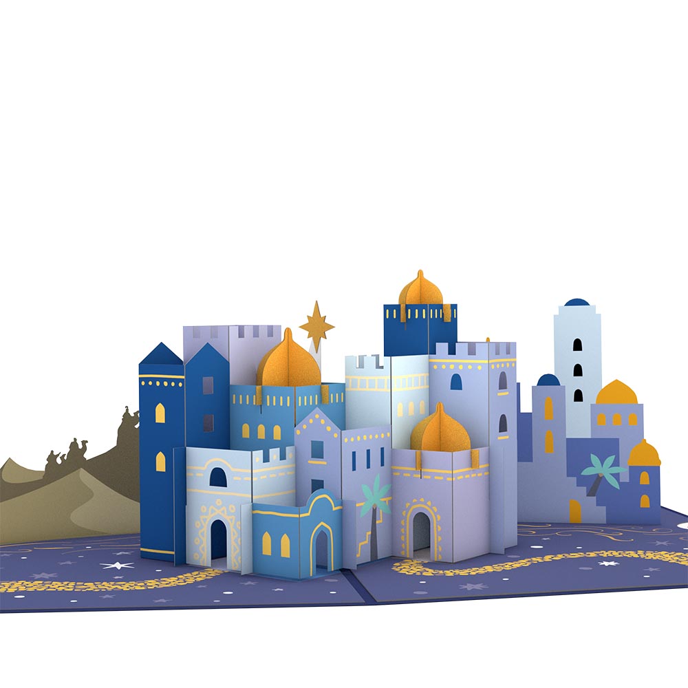 Bethlehem Pop up Card
