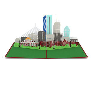 Boston Skyline Pop Up Card greeting card -  Lovepop