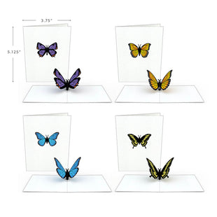 Butterfly Notecards (Assorted 4-Pack) greeting card -  Lovepop