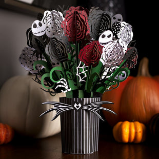 Disney Tim Burton's The Nightmare Before Christmas - Seriously Spooky Bouquet greeting card -  Lovepop