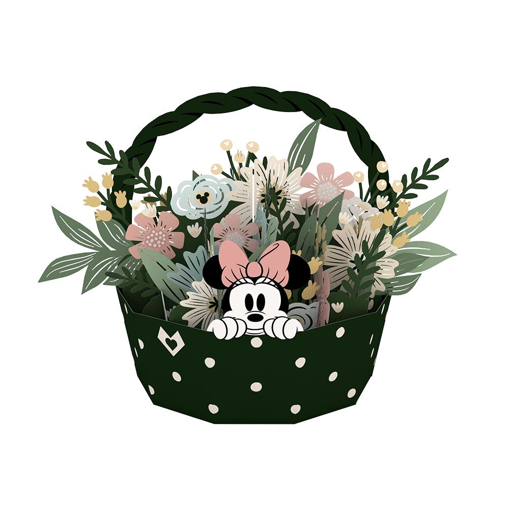 Disney's Minnie Mouse Flower Basket Decoration