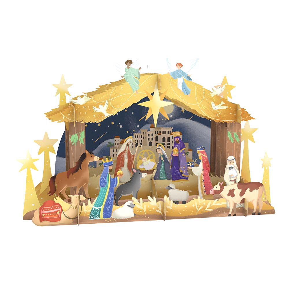 Nativity Giant Pop-Up Gift