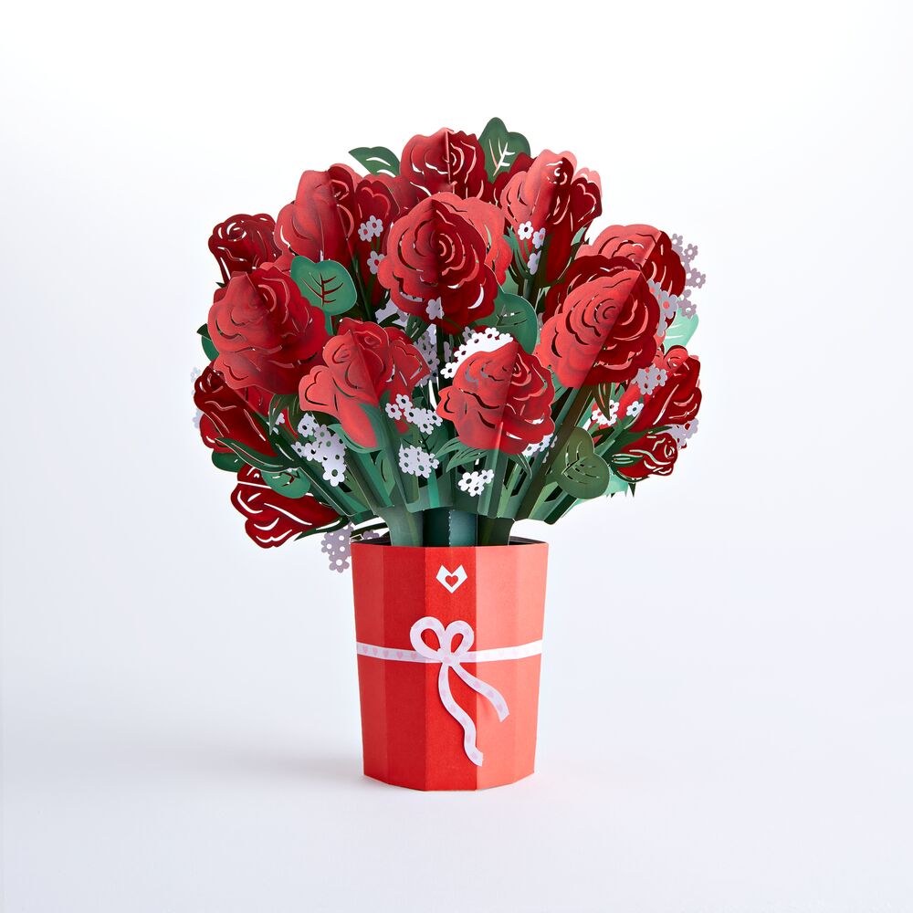 Red Rose Love Delivery Truck Bundle