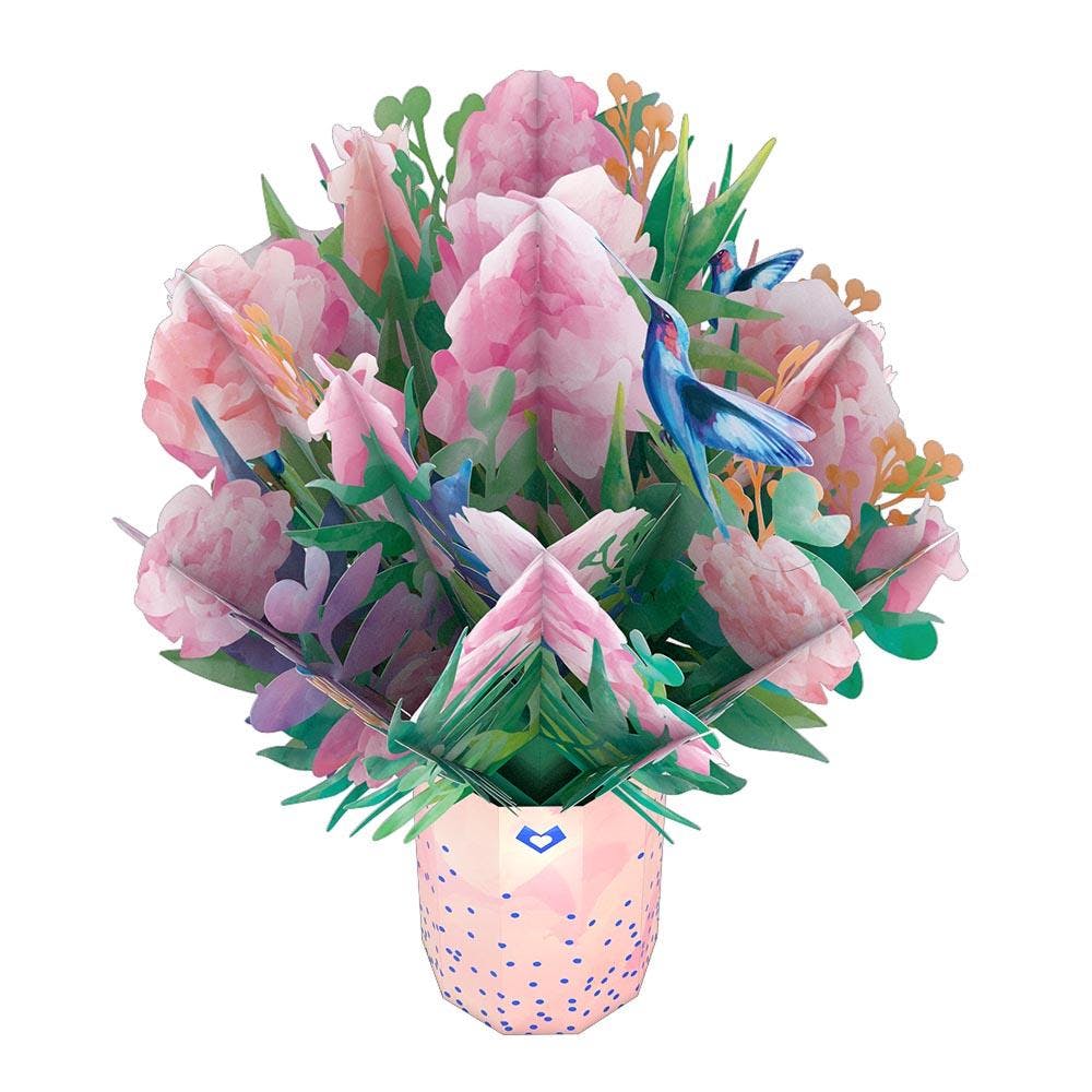 Watercolor Rose & Hummingbird Bundle