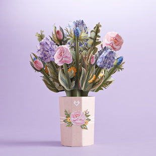 Hydrangea Bouquet greeting card -  Lovepop