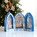 Stained Glass Nativity Windows Giant Pop-Up Gift
