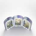 Stained Glass Floral Triptych Pop-Up Gift