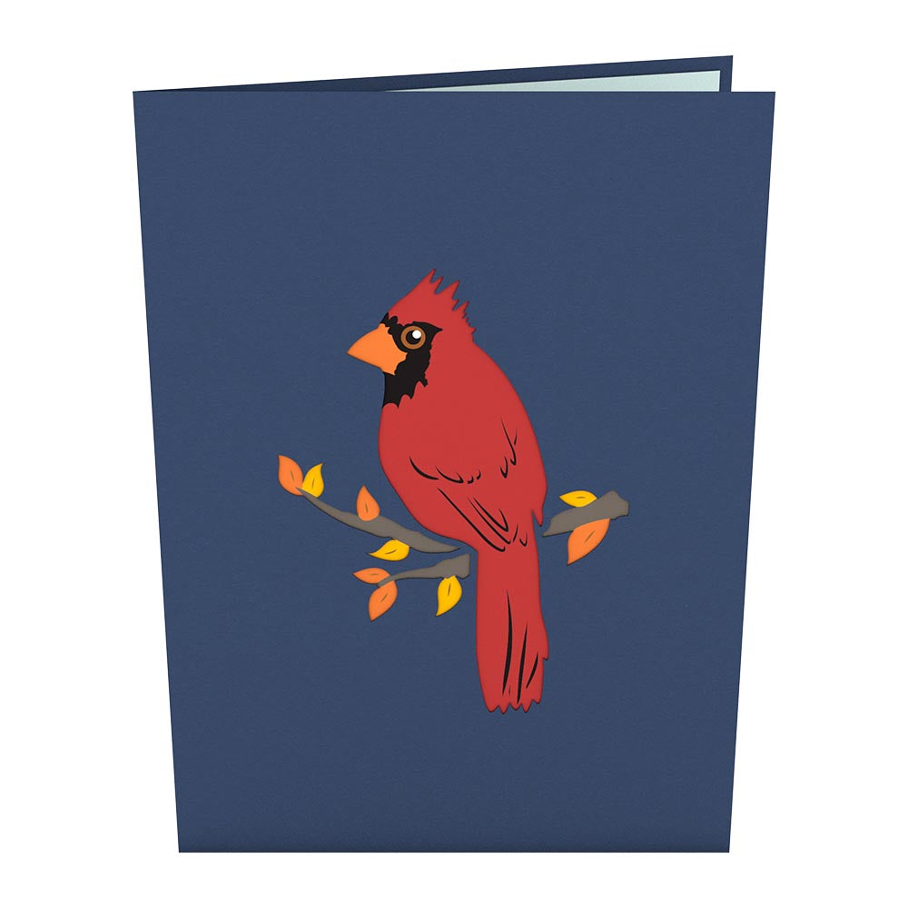 Cardinal Pop up Card