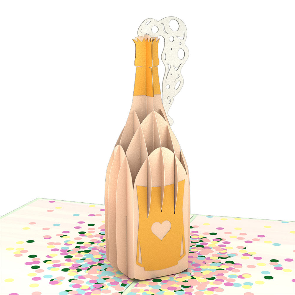 Champagne Pop Pop-Up Card